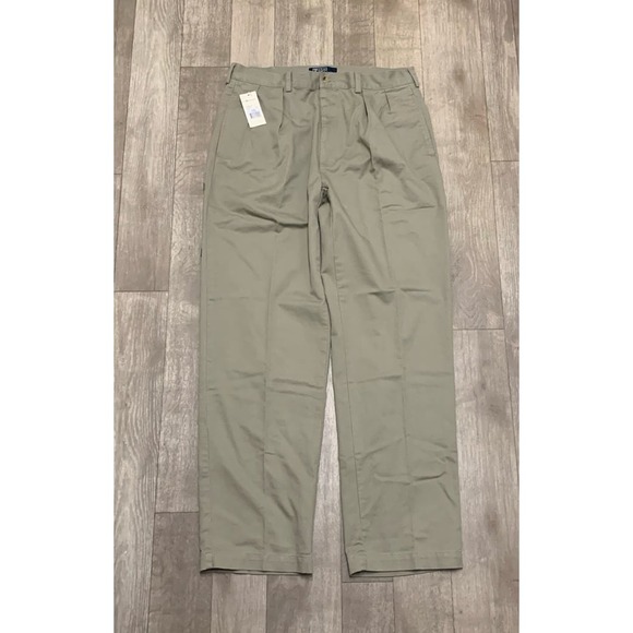 NWT Polo Ralph Lauren Andrew Dress Casual Classic‎ Fit Chino Pleated Pants - Picture 1 of 9